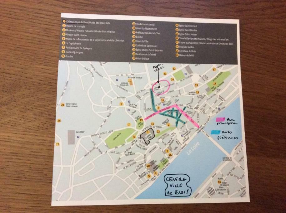 Loire Velo 3 Appartements Moderne Velo Parking 20 Places Velos Centre Ville Historique Blois Luaran gambar